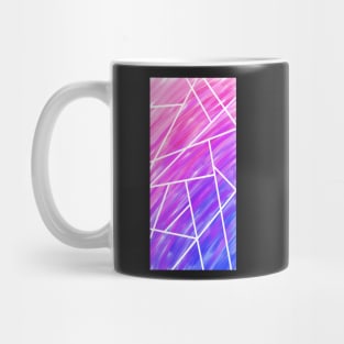 Geometric purple Mug